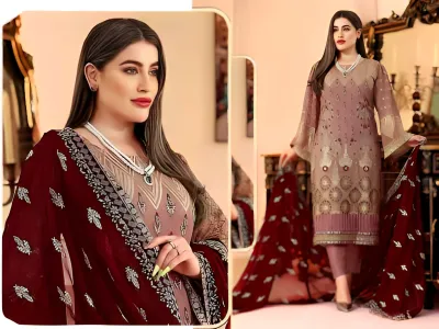 Hoor Tex Georgette Kameez Suit